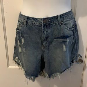 🟤 3/$25 Ashley Stewart Denim Shorts